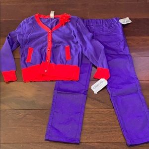 NWT Cherokee girls sweater and pants size 5t